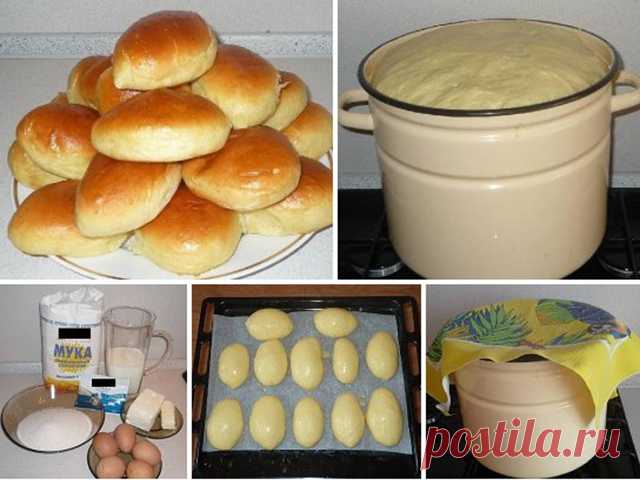 Пышные бабушкины пирожки - Сохраните себе на стену. Пригодится!