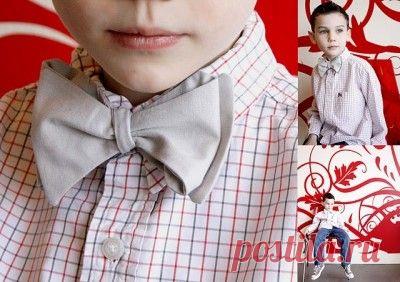 Галстук-бабочка для мальчика | 33 рукоделки