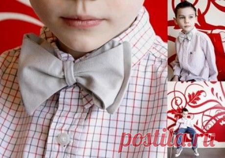 Галстук-бабочка для мальчика | 33 рукоделки