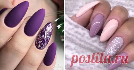Лавандовые поля - новый тренд в маникюре