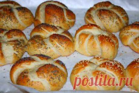 Немецкие булочки с секретом -*Laugenbrötchen*