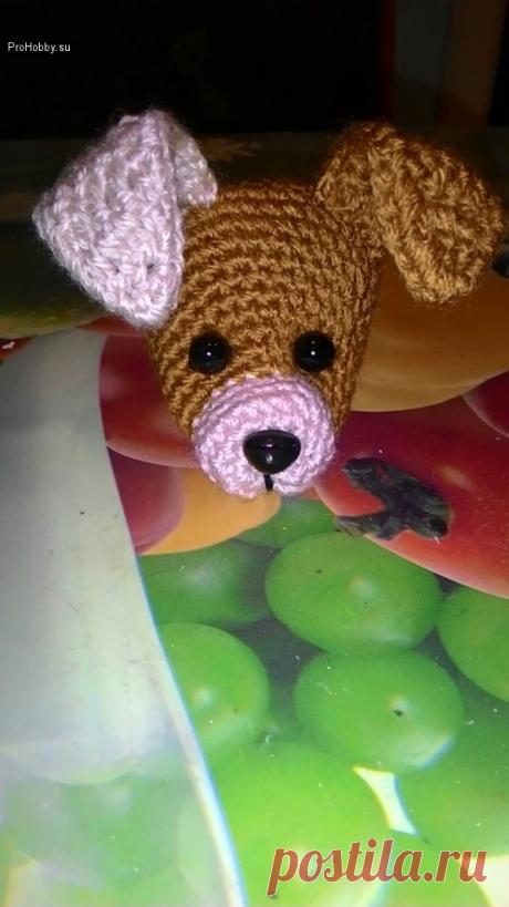 Милый щенок крючком / Вязание игрушек / ProHobby.su | Вязание игрушек спицами и крючком для начинающих, мастер классы, схемы вязания