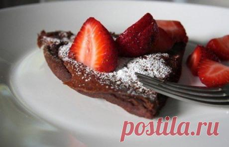 Ароматные шоколадные блины