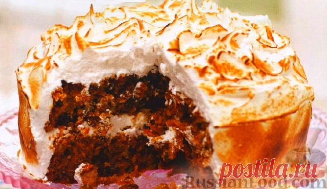 Рецепт: Морковный торт с белковым кремом на RussianFood.com