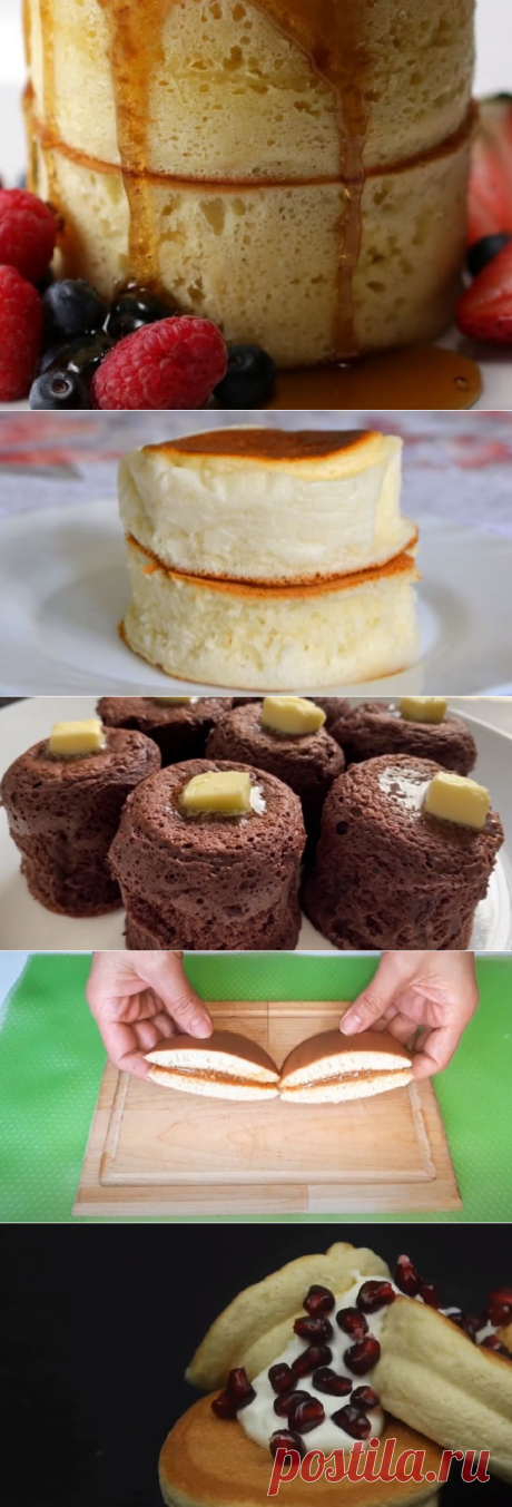 Японские панкейки — 5 рецептов