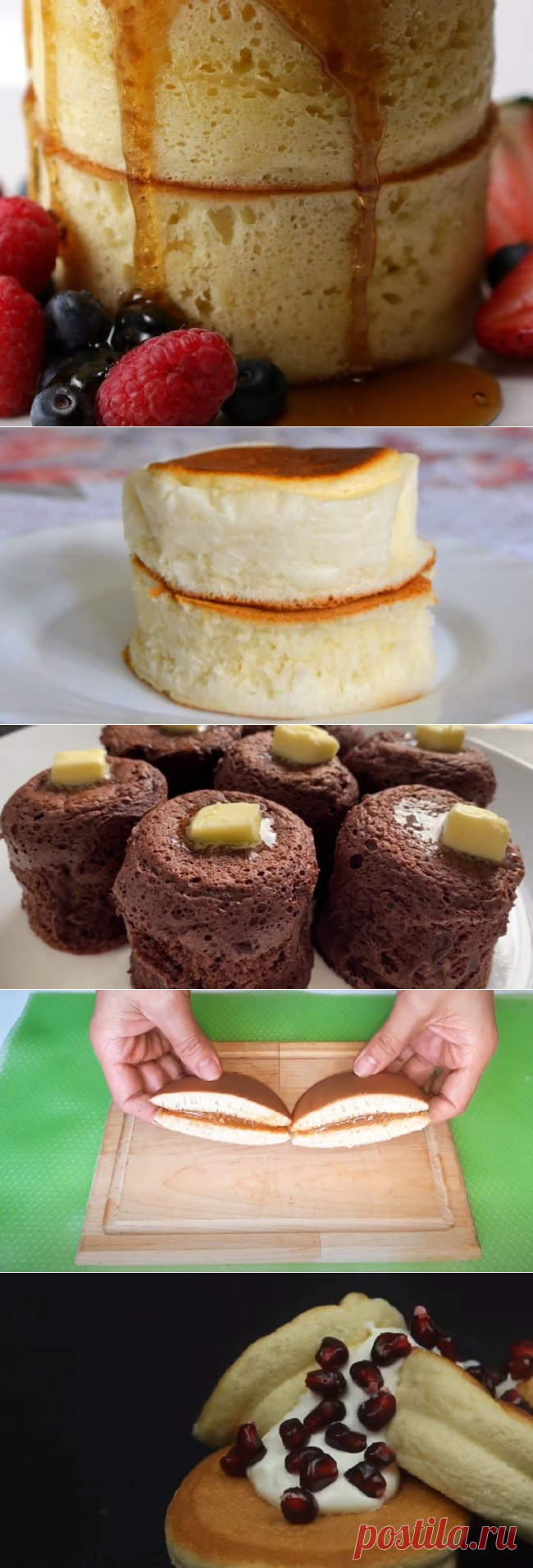Японские панкейки — 5 рецептов