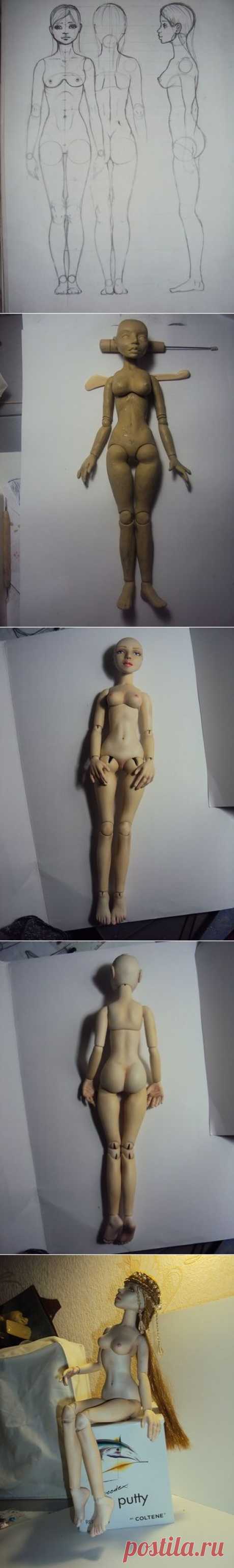 первая кукла - Авторские шарнирные куклы