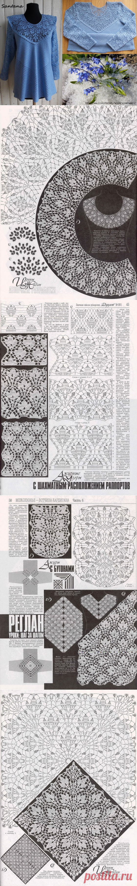Туника Пролески с потрясающим ажуром