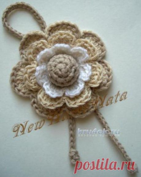 Цветы крючком, больше 60 схем вязания с мастер - классами