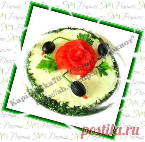 Закусочный торт с вафельными коржами » ВКУСНЫЕ РЕЦЕПТЫ 2015 С ФОТО, фоторецепты, рецепты салатов, рецепты тортов и выпечки, первые и вторые блюда на скорую руку