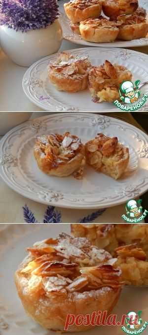 Нежные слоеные пирожные - кулинарный рецепт