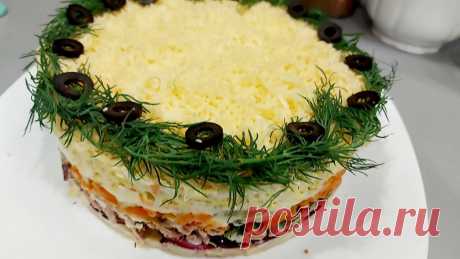 Подборка вкусных и простых в приготовлении салатов на праздничный стол! Постаралась подобрать салаты на любой вкус! | vkusno+prosto | Дзен