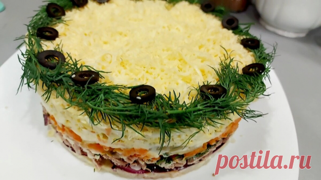 Подборка вкусных и простых в приготовлении салатов на праздничный стол! Постаралась подобрать салаты на любой вкус! | vkusno+prosto | Дзен