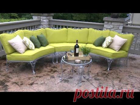 How to Make Cushions for a Curved Patio Set