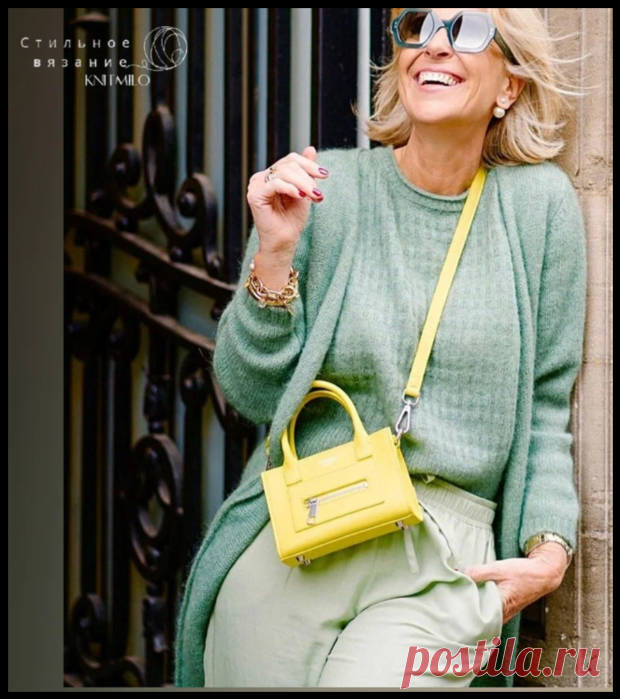 Стильные и яркие образы вязаных изделий от супер-модной бабушки Софи Ван де Вивер!