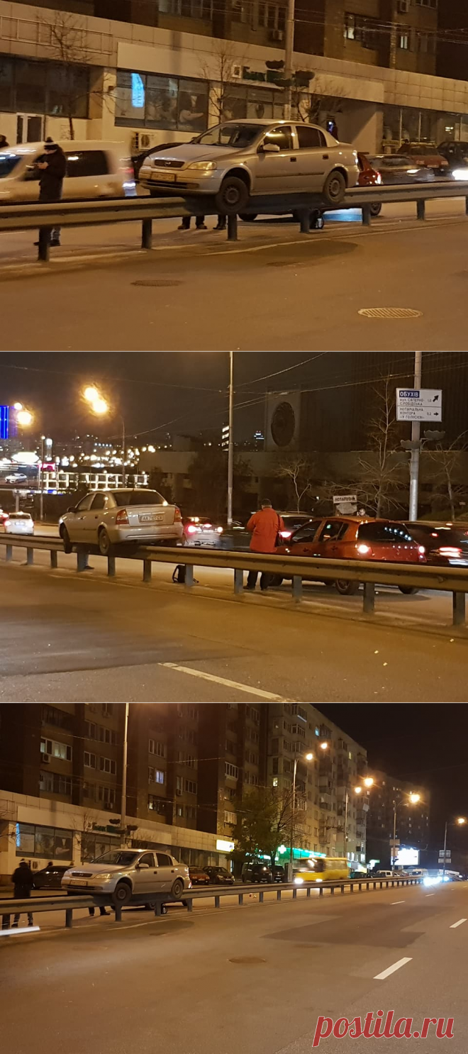 Opel Astra пpoexaл 80 мempoв пo omбoйнuку