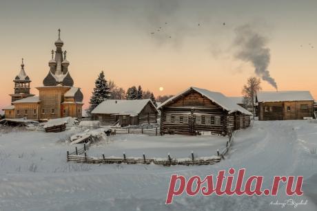 Зима на Русском Севере.
Кимжа, Архангельская область

©️ Фото: Александр Журавлев