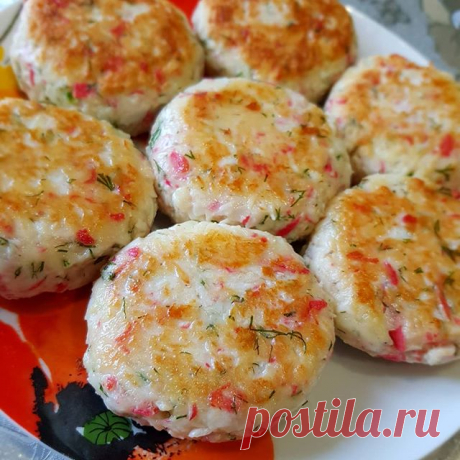 Котлеты из крабовых палочек