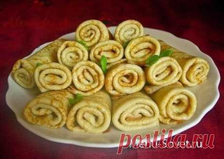 Рецепт тонких блинчиков на кипятке » Кулинарные рецепты вкусной домашней кухни