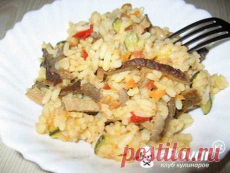 Овощной плов с лесными грибами и фасолью — Рецепт приготовления с фото — Горячие блюда, Гарниры