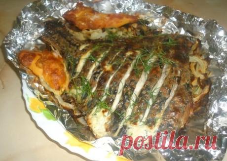 Камбала в духовке