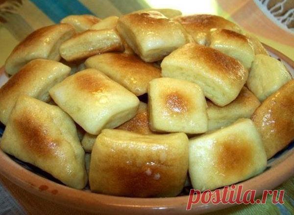 Пампушки на кефире с чесноком