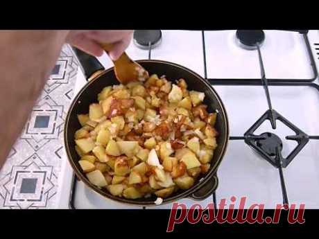 ЖАРЕНАЯ КАРТОШКА ОСОБЫМ СПОСОБОМ. ДВА СЕКРЕТА.
