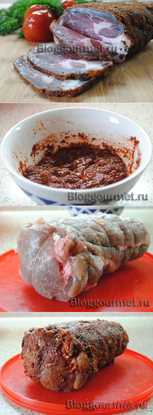 Сыровяленое мясо дома, в холодильнике