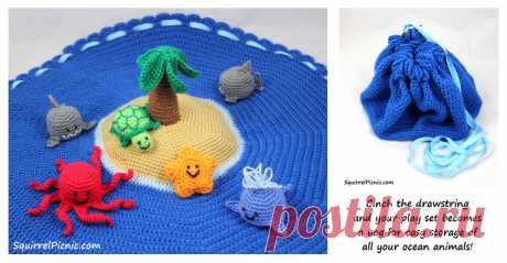 Make It! Challenge #10: Crochet Island Play Set | Squirrel Picnic