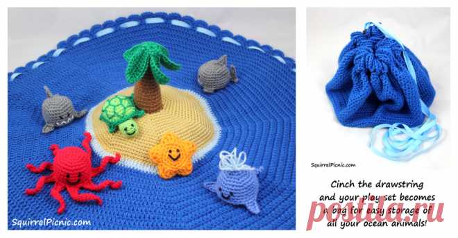 Make It! Challenge #10: Crochet Island Play Set | Squirrel Picnic