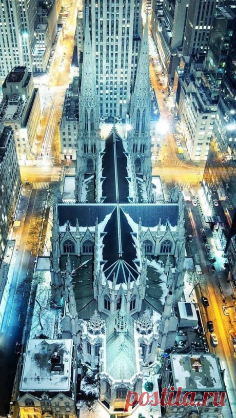 Aerial view of New York's St. Patricks Cathedral at night
Flickr - Photo Sharing! из Flickr - Photo Sharing!   |   Pinterest • Всемирный каталог идей