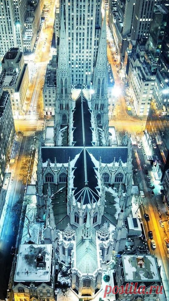 Aerial view of New York's St. Patricks Cathedral at night
Flickr - Photo Sharing! из Flickr - Photo Sharing!   |   Pinterest • Всемирный каталог идей