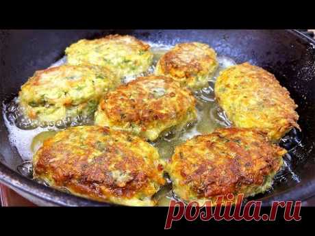 КОТЛЕТЫ ИЗ КАБАЧКОВ КАК МЯСНЫЕ!!!!  НИКТО И НЕ ДОГАДАЕТСЯ!!!! Удачный рецепт.
