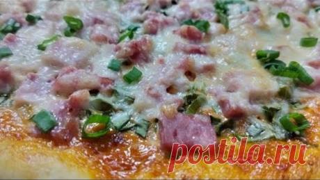 ☑️Тесто для Пиццы 🍕 Быстро и 💯Вкусно
