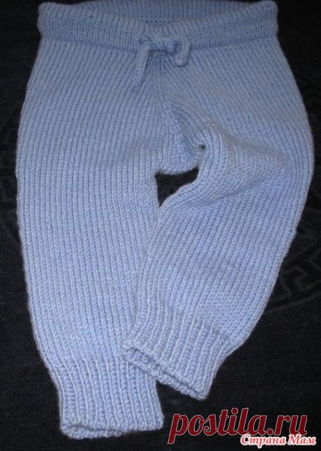 Вяжем штанишки для малышки (совместник)