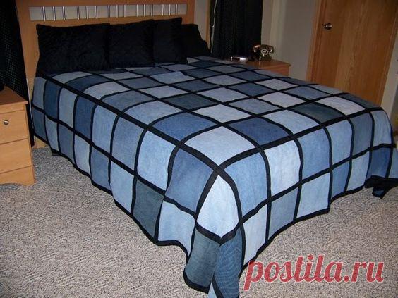 Джинсовые покрывала (трафик) / Переделка джинсов / ВТОРАЯ УЛИЦА