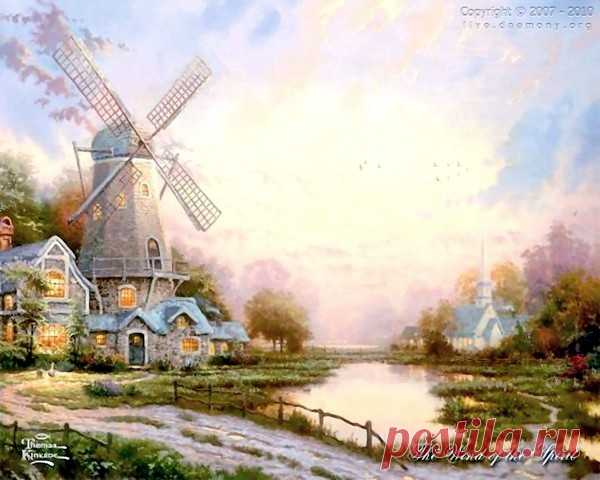 живопись Thomas Kinkade - 69 фото. Фотографии Валентин Иванов.