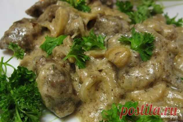Как приготовить печень по-строгановски | Четыре вкуса