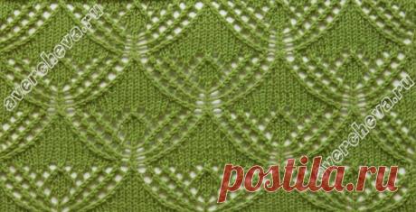 КРАСИВЫЙ УЗОР СПИЦАМИ.