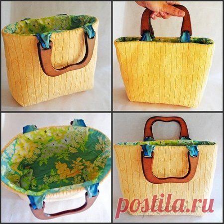 Сумка из свитера. / Прочие виды рукоделия / Шитье