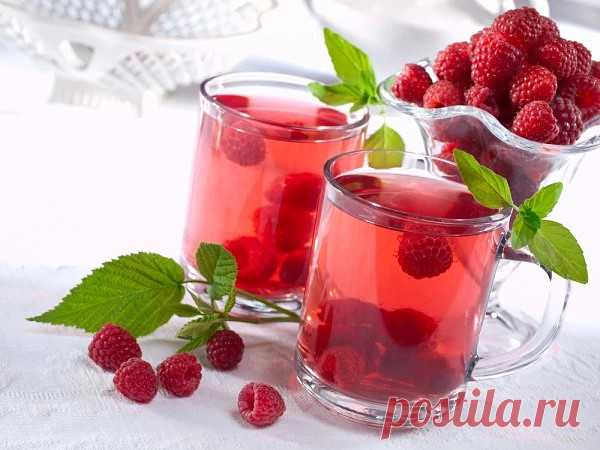 Малиновый чаёк! Вкусно ! А как полезно  !!!