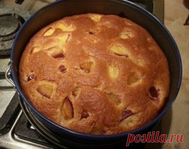 Быстрый, легкий и очень вкусный фруктовый пuрог с тестом, как в маффuнах
