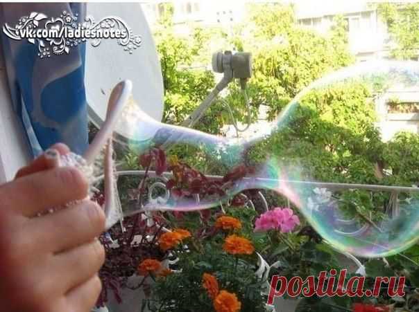 "Крепкие" мыльные пузыри своими руками | Упрости себе жизнь