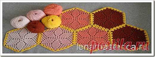 Рекомендации по соединению мотивов, выбора пряжи и крючков для вязания пледа