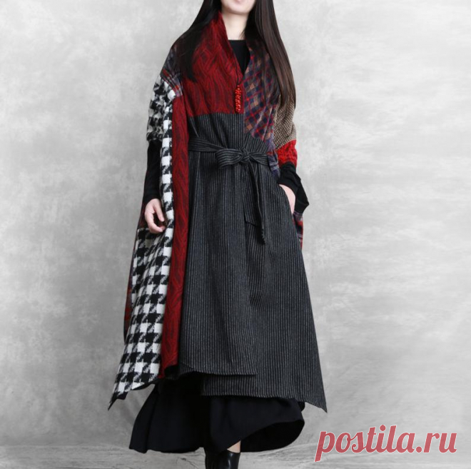 Winter asymmetrical wool coat womens Wool coat Oversized | Etsy