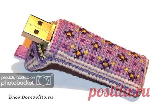 Мастер-класс: Чехол для флешки своими руками
