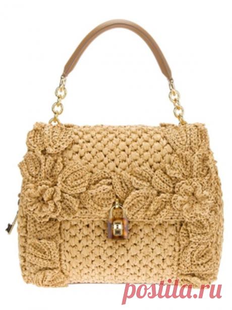 Сумочки, связанные крючком, от Dolce Gabbana — Рукоделие