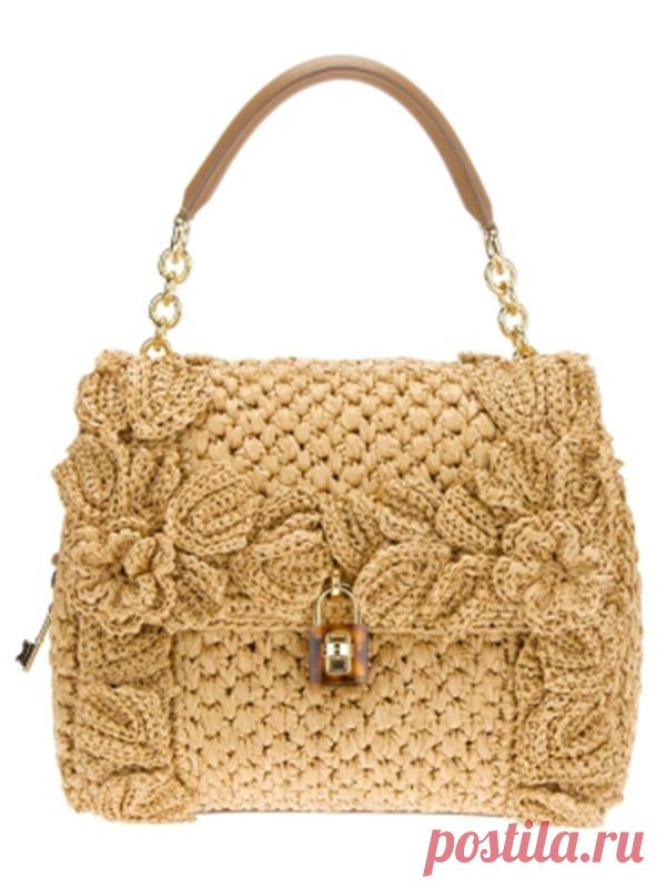 Сумочки, связанные крючком, от Dolce Gabbana — Рукоделие