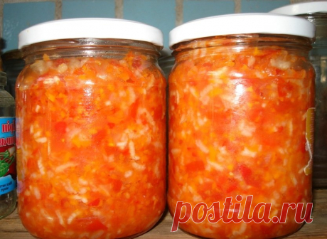 Салат с рисом на зиму | Закрутки на зиму | Яндекс Дзен