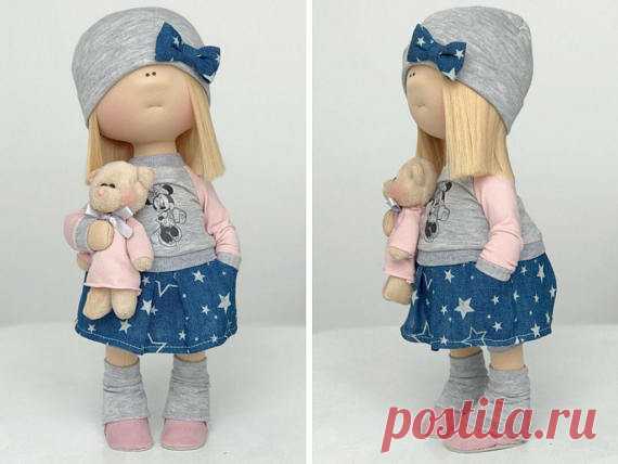 Cloth doll Tilda doll Art doll Stoffpuppe Poupée Handmade doll